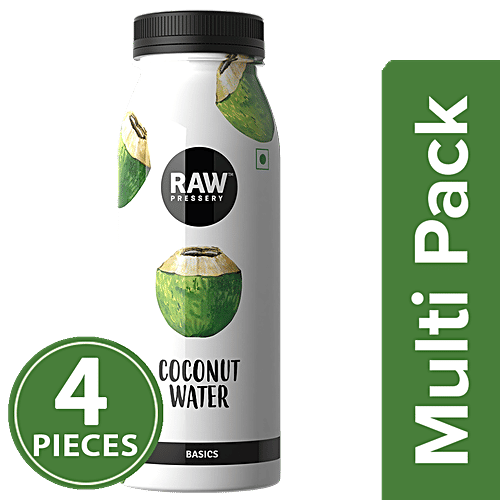 Raw Pressery Coconut Water, 4x200 ml Multipack 