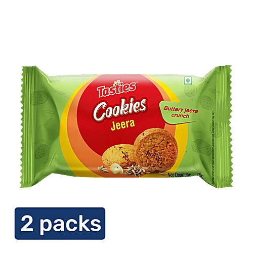 Tasties Jeera Cookies, 2x75 g (Multipack)