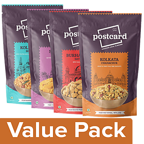 Buy Postcard Kolhapuri Bhadang 65g+Sattur Seeval 90g+Gathiya 100g