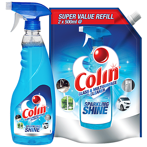 Buy Colin Glass & Surface Cleaner Liquid Spray, Regular Refill 1 L
