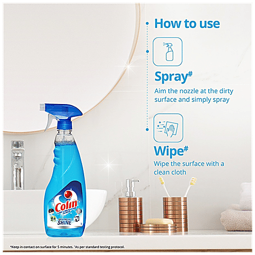 Buy Colin Glass & Surface Cleaner Liquid Spray, Regular Refill 1 L
