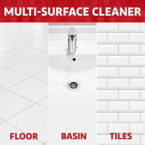bb Combo Lizol Surface Cleaner- Citrus 500ml+Harpic Bathroom Cleaning Liquid- Lemon 500ml, Combo 2 Items 