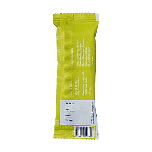 Flat Tummies The Protein Bar - Cocoa 35 g + The Fibre Bar - Mixed Fruits 35 g, Combo 2 Items 