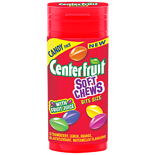 Buy Center Fruit Soft Chews Candy Assorted Flavours 33 g + Soft Chews
