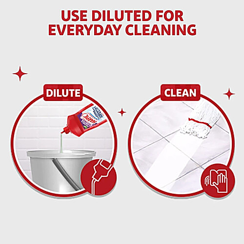 Harpic Disinfectant Bathroom Cleaner - Floral, 2x1 L (Multipack) 