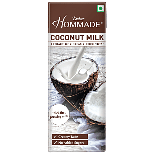Dabur Hommade - Coconut Milk, 2x200 ml Multipack 
