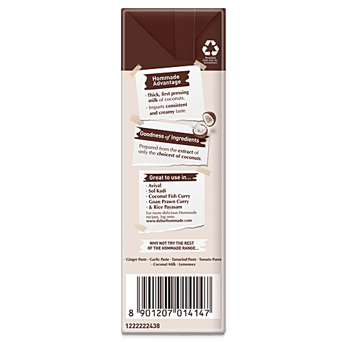 Dabur Hommade - Coconut Milk, 2x200 ml Multipack 