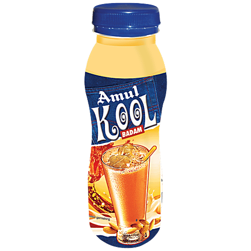 Amul Kool - Badam, 4x180 ml Multipack 