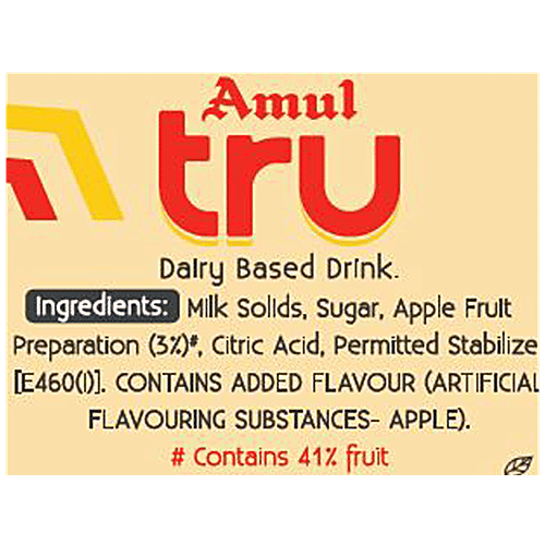 Amul Tru Apple, 4x180 ml Multipack 