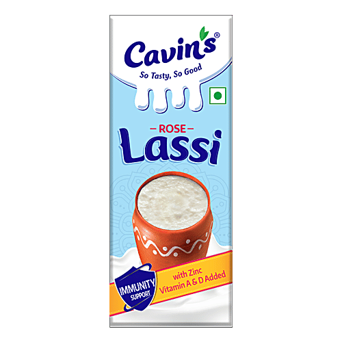 Cavins Rose Lassi, 4x180 ml Multipack 