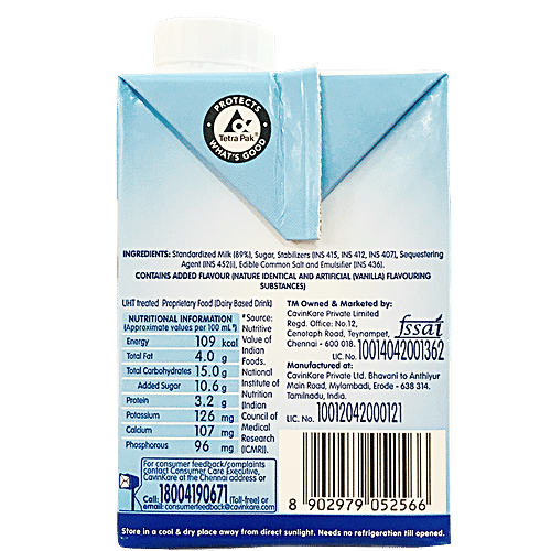 Cavins Vanilla Milkshake, 3x500 ml Multipack 