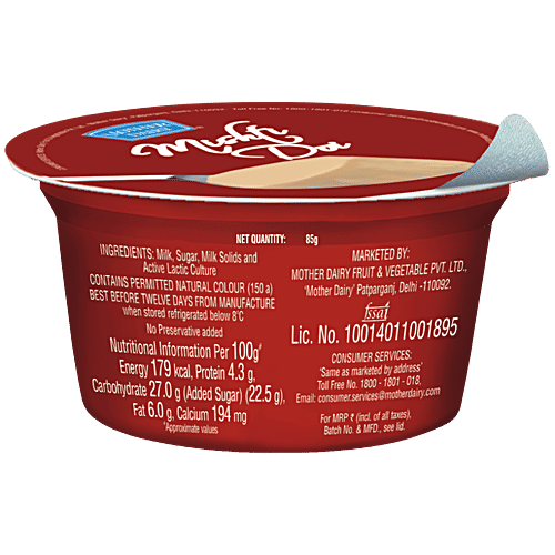 mother dairy Misti Doi, 5x85 g Multipack 