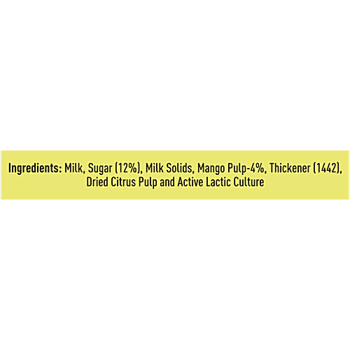 mother dairy Fruit Yoghurt - Mango, 5x100 g Multipack 