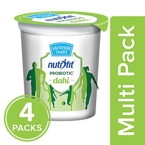 mother dairy Probiotic Dahi - B-Activ, 4x200 g Multipack 