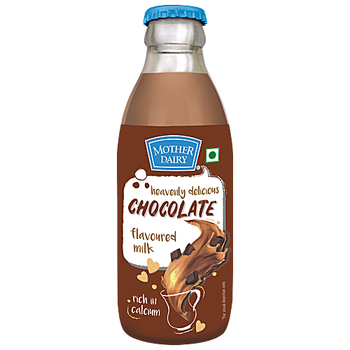 mother dairy Chocolate Flavoured Milk, 4x180 ml Multipack 