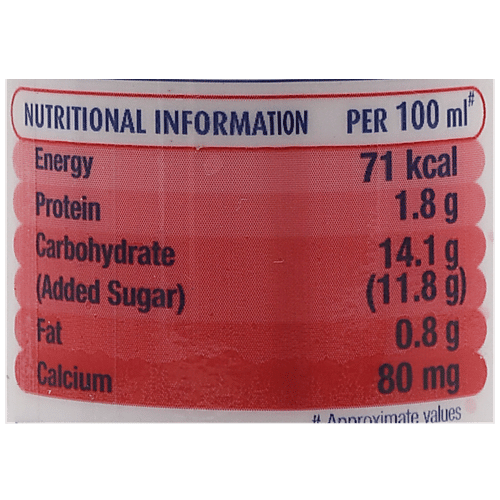 mother dairy Nutrifit Fermented Probiotic Milk Drink - Strawberry, 5x80 ml Multipack 