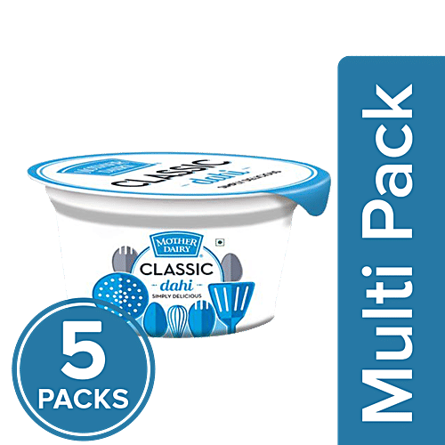 mother dairy Classic Dahi, 5x85 g Multipack 