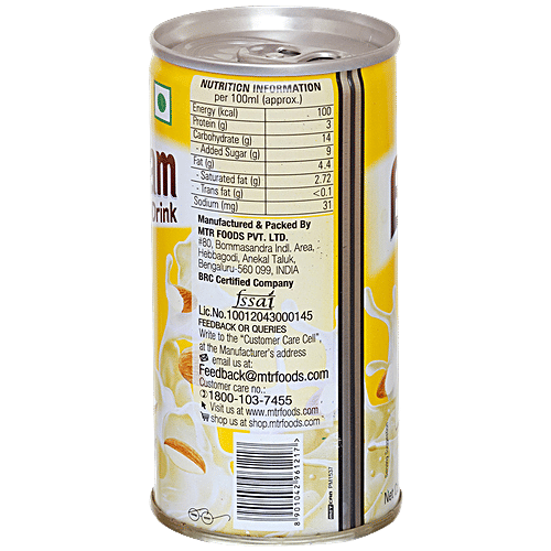 MTR Badam Drink - With Badam Bits, 4x180 ml Multipack 