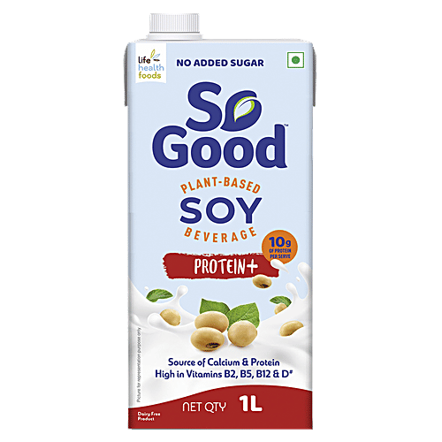 So Good Soy Milk Protein+ Original, 1 L Multipack 