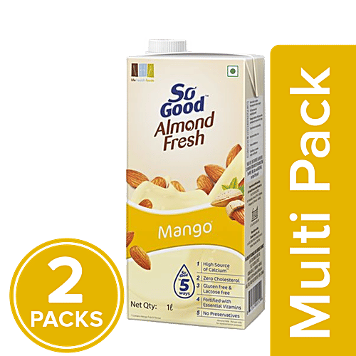 Buy So Good Almond Fresh Milk Mango Flavour Online at Best Price of
