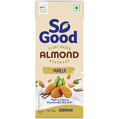 So Good Almond Milk - Vanilla, 200 ml Multipack 