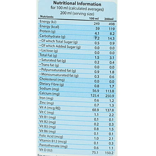 Buy So Good Soy Milk Protein+, Original Online at Best Price bigbasket