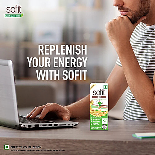 Sofit  Milk - Soya, Kesar Pista, 4x200 ml Multipack 