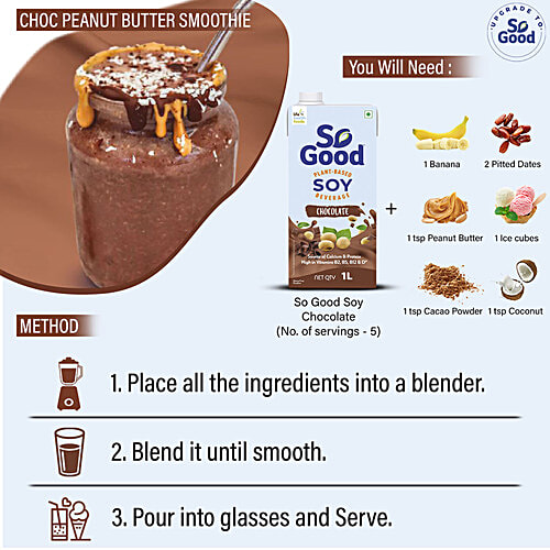 So Good Drink - Chocolate, 2x1 L Multipack 