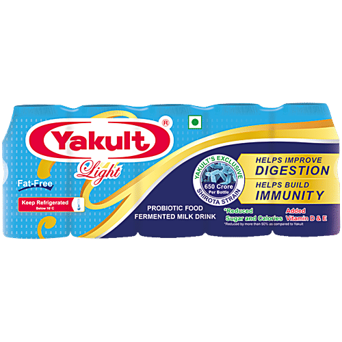 Yakult Probiotic Fermented Milk Drink - Light, 4x65 ml Multipack 
