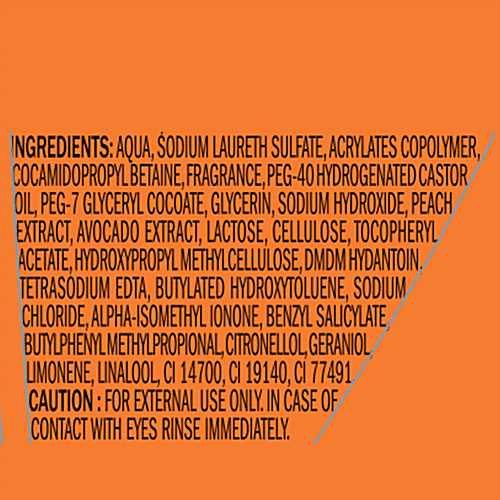 Fiama Shower Gel - Peach & Avocado, Mild Dew, 3x250 ml (Multipack) 