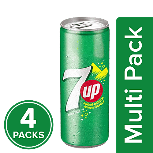 7 Up Soft Drink - Lemon, 4x250 ml Multipack 