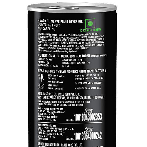 Appy Fizz Apple Juice Based Drink, 4x250 ml Multipack 