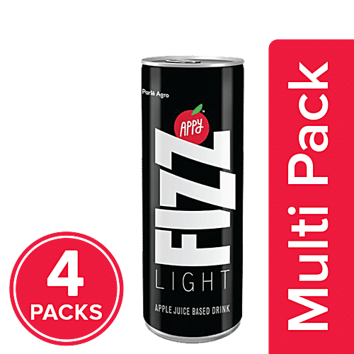 Appy Fizz Light - Apple Juice Based Drink, 4x250 ml Multipack 