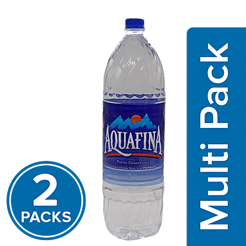 Aquafina Packaged Drinking Water, 2x2 L Multipack 