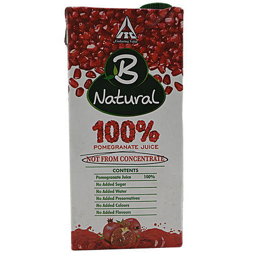 B Natural 100% Pomegranate Juice, 2x1 L Multipack 