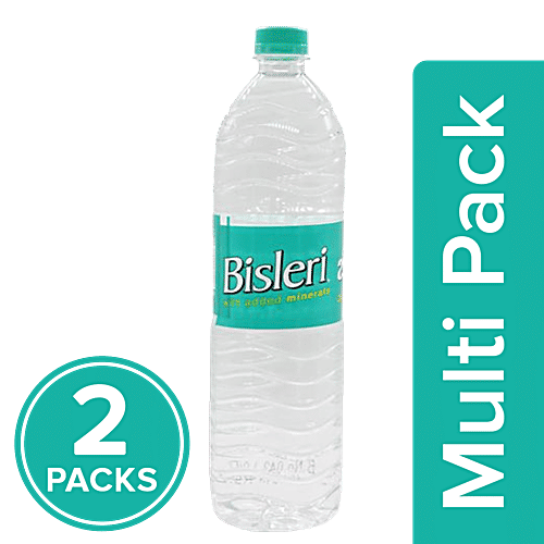 Bisleri  Mineral Water, 2x1 L Multipack 