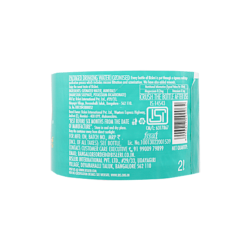 Bisleri  Mineral Water, 2x2 L Multipack 