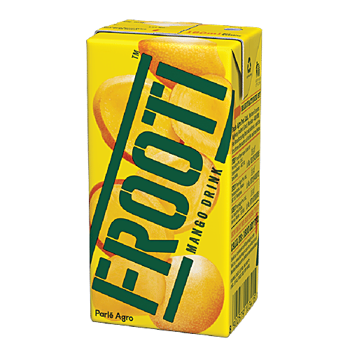 Frooti Fresh 'N' Juicy Mango Drink, 4x160 ml Multipack 