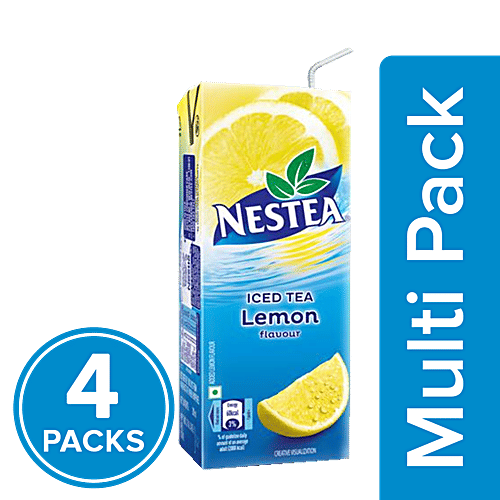 Nestea Ready-to-drink Iced Tea - Lemon, 4x200 ml Multipack 