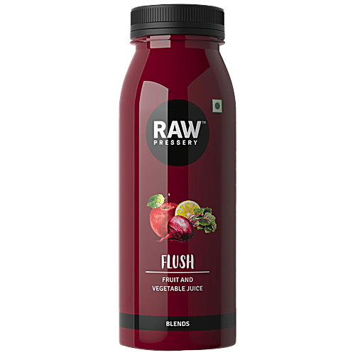 Raw Pressery Cold Extracted Juice - Flush, 4x250 ml Multipack 