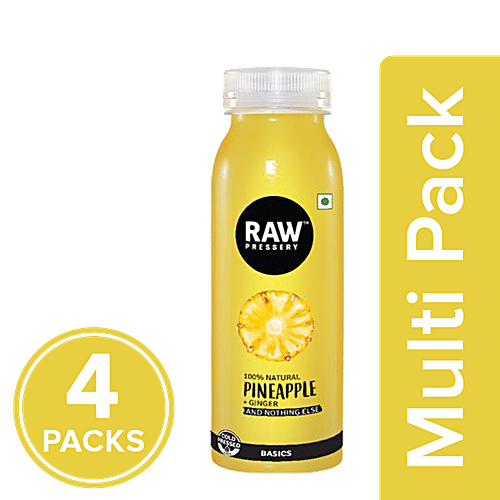 Buy Raw Pressery 100 Natural Cold Pressed Juice Pineapple + Ginger