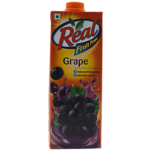 Real Fruit Power Juice - Grape, 2x1 L Multipack 