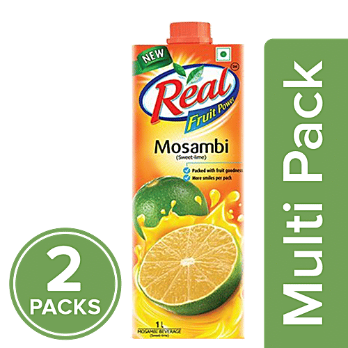Real Juice - Fruit Power, Mosambi, 2x1 L Multipack 