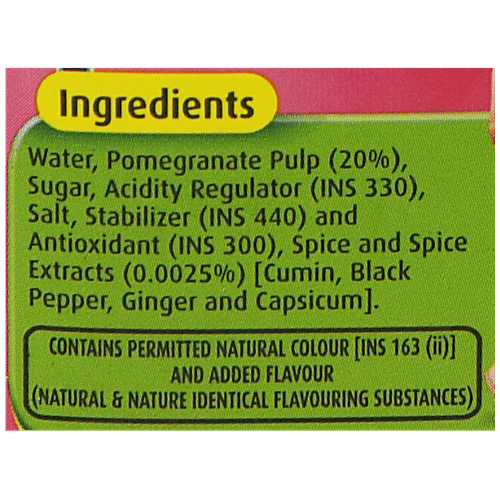 Real Fruit Juice - Masala Pomegranate, 2x1 L Multipack 