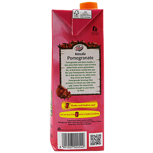 Real Fruit Juice - Masala Pomegranate, 2x1 L Multipack 