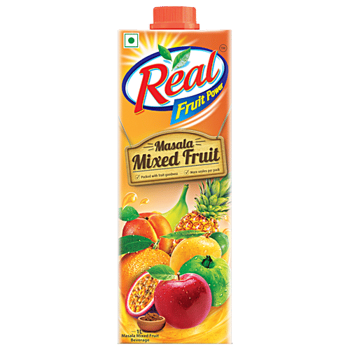 Real Masala Mixed Fruit, 2x1 L Multipack 