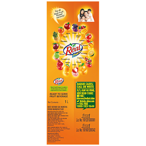 Real Masala Mixed Fruit, 2x1 L Multipack 