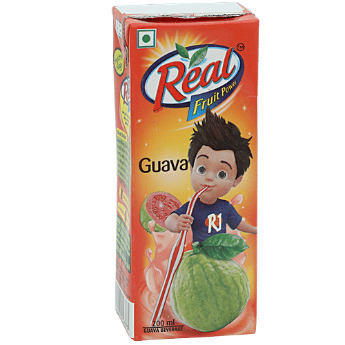 Real India's No.1 Juice - Guava, 4x180 ml Multipack