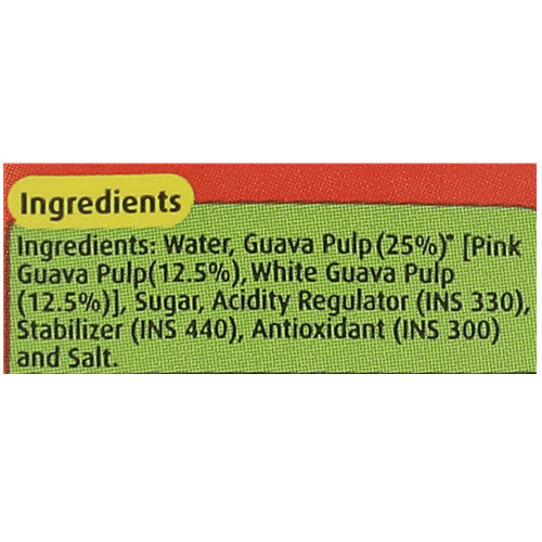 Real India's No.1 Juice - Guava, 4x180 ml Multipack