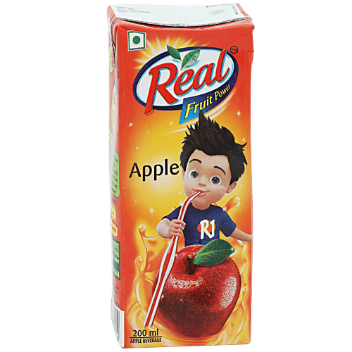 Real India's No.1 Juice - Apple, 4x180 ml Multipack 